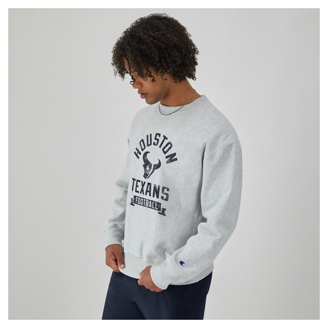 Reverse Weave Fleece Pullover Sweatshirt - Houston Texans