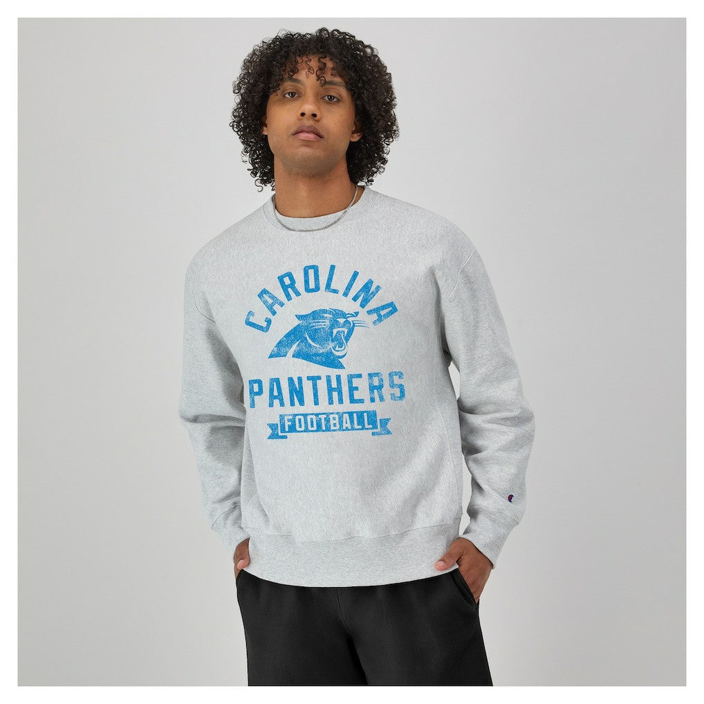 Reverse Weave Fleece Pullover Sweatshirt - Carolina Panthers
