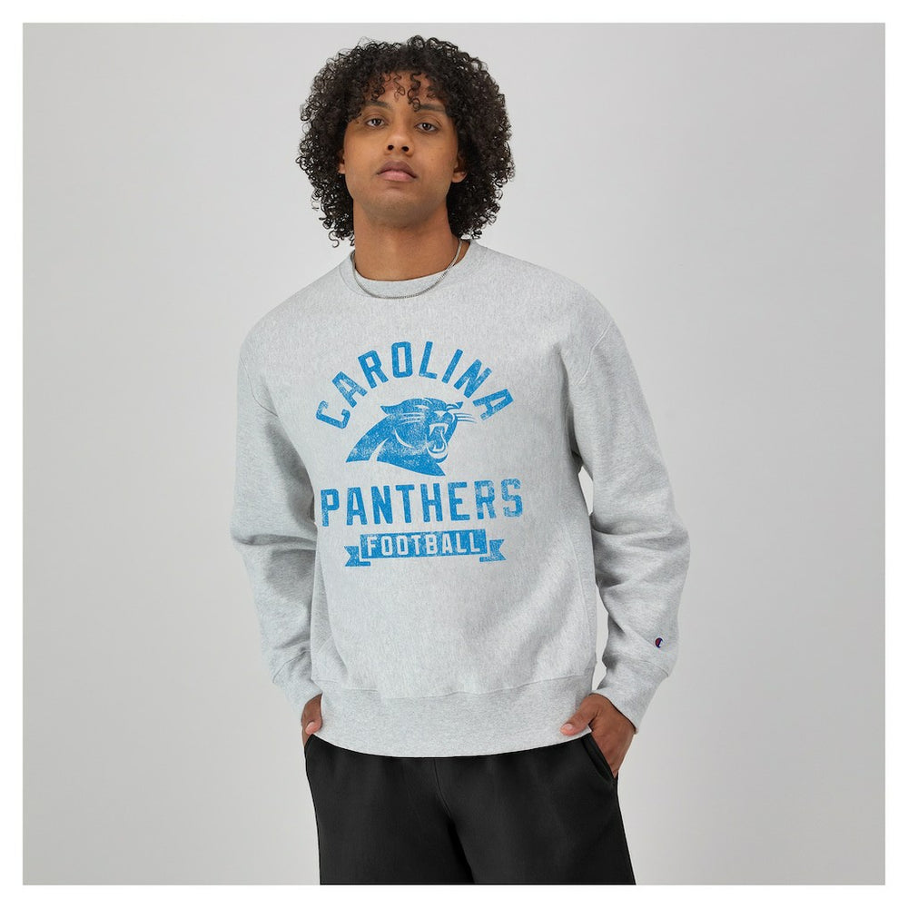 Reverse Weave Fleece Pullover Sweatshirt - Carolina Panthers