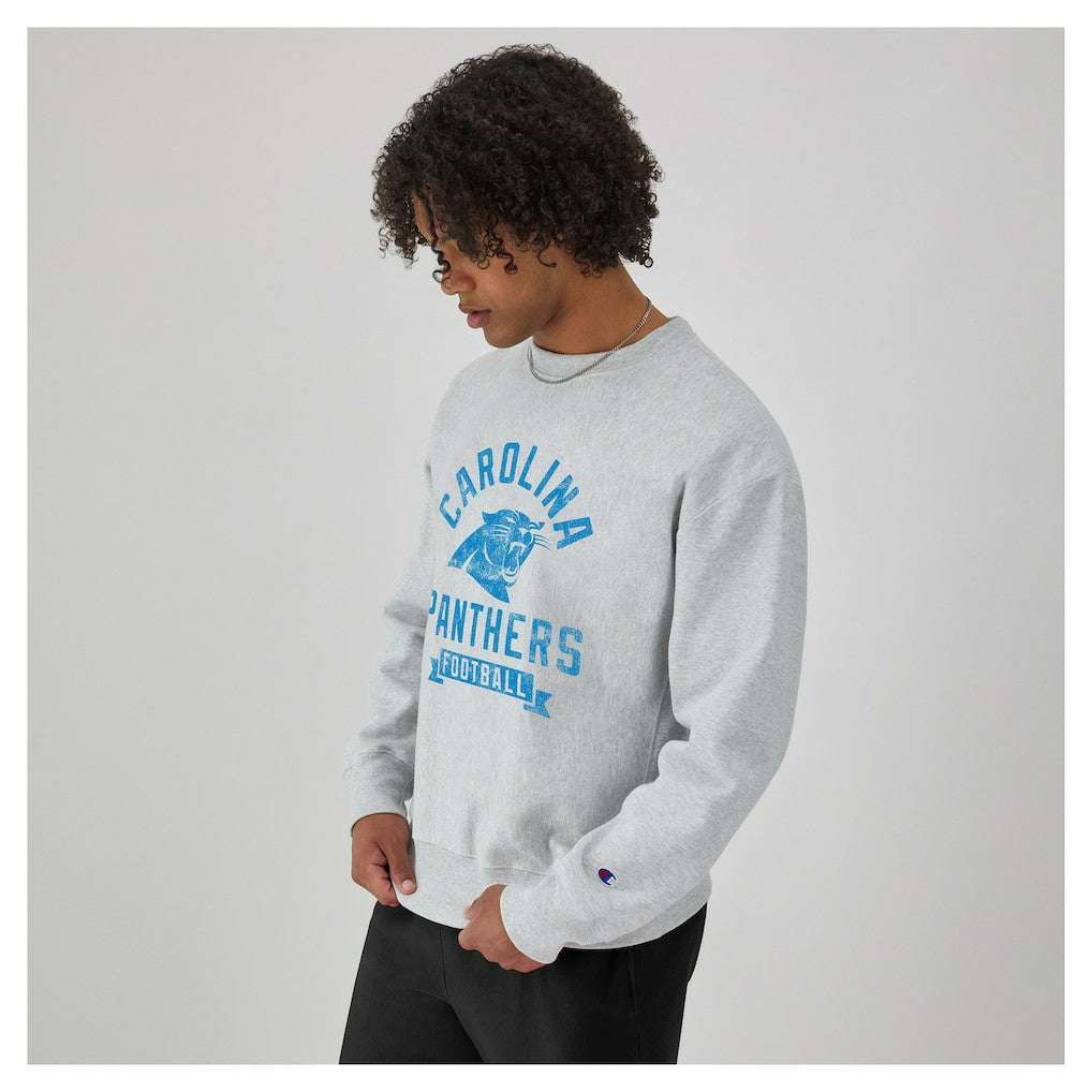 Reverse Weave Fleece Pullover Sweatshirt - Carolina Panthers