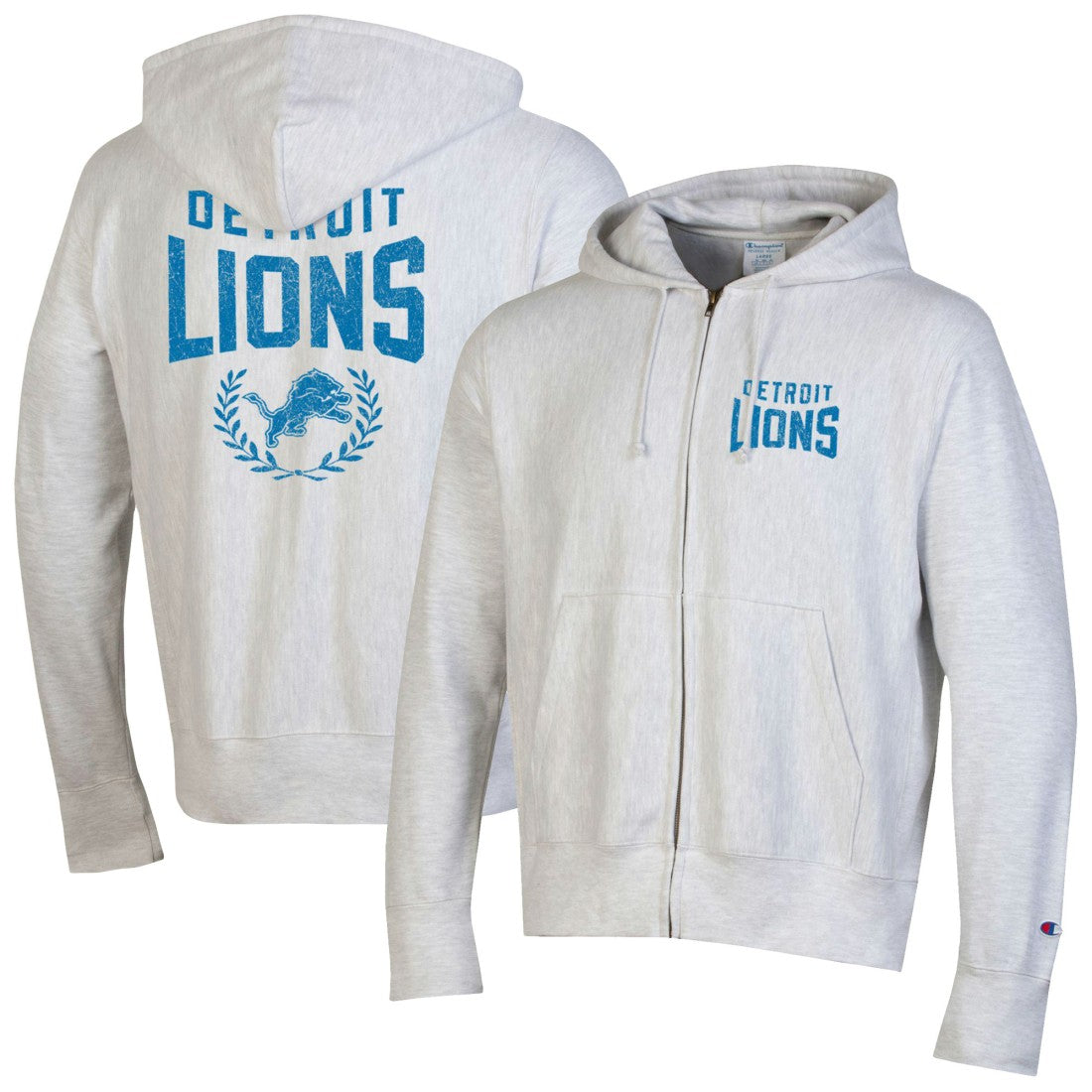 Reverse Weave Full-Zip Hoodie - Detroit Lions