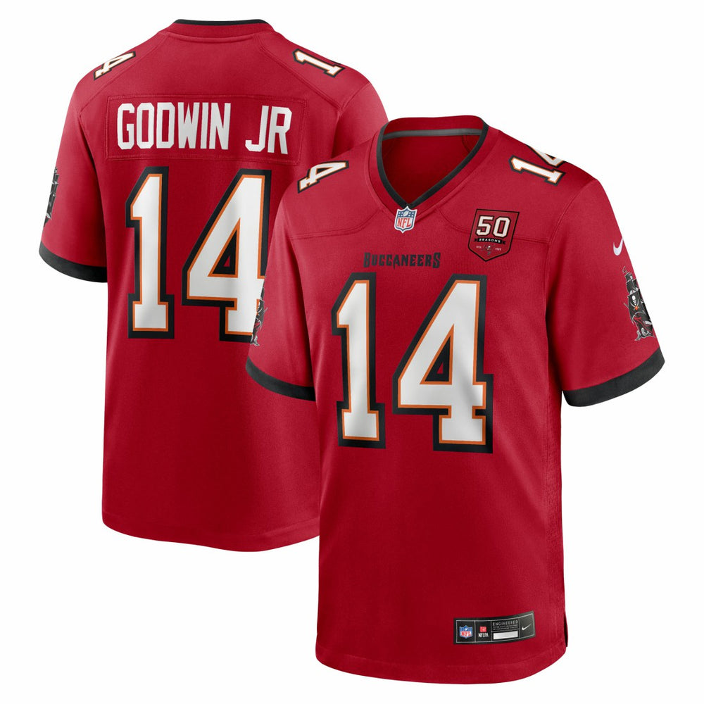 Chris Godwin Jr.  50th Season Team Game Jersey - Tampa Bay Buccaneers