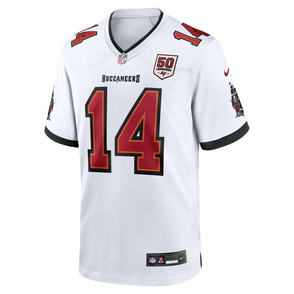 Chris Godwin Jr.  50th Season White Game Jersey - Tampa Bay Buccaneers