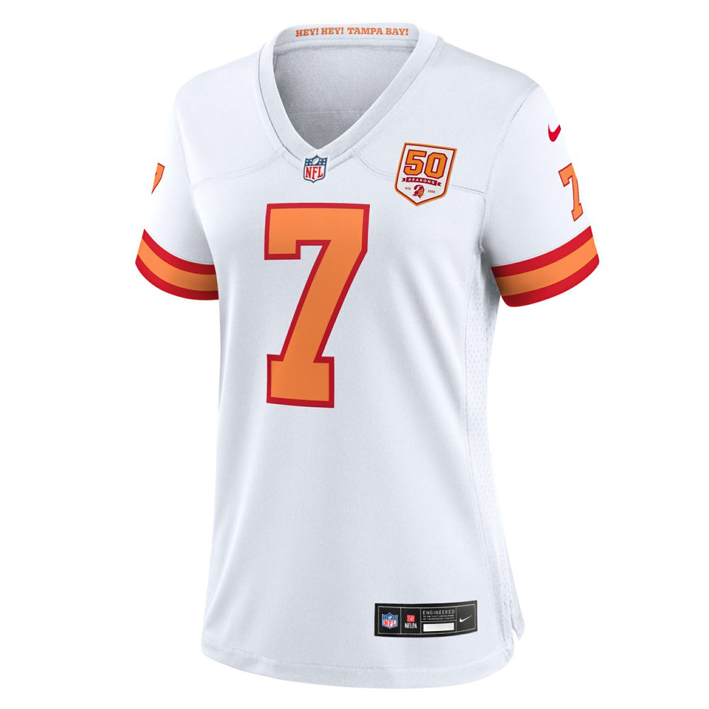 Bucky Irving '76  Women's 50th Season Game Jersey - Tampa Bay Buccaneers