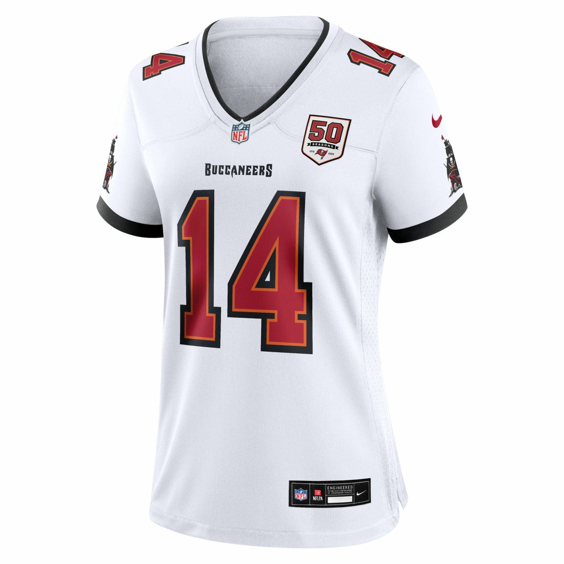 Chris Godwin Jr.  Women's 50th Season White Game Jersey - Tampa Bay Buccaneers