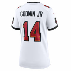 Chris Godwin Jr.  Women's 50th Season White Game Jersey - Tampa Bay Buccaneers