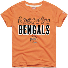 Homage Youth Love Sign x ASL 2.0 Tri-Blend T-Shirt - Cincinnati Bengals