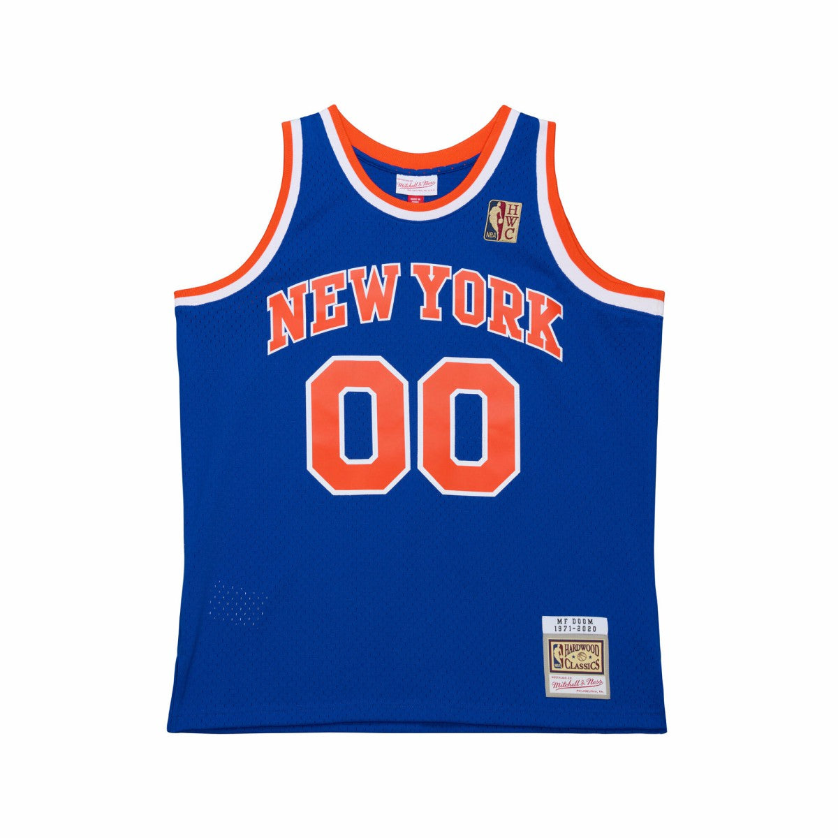 NBA MF DOOM x NY Knicks x A New York Story Fashion Jersey