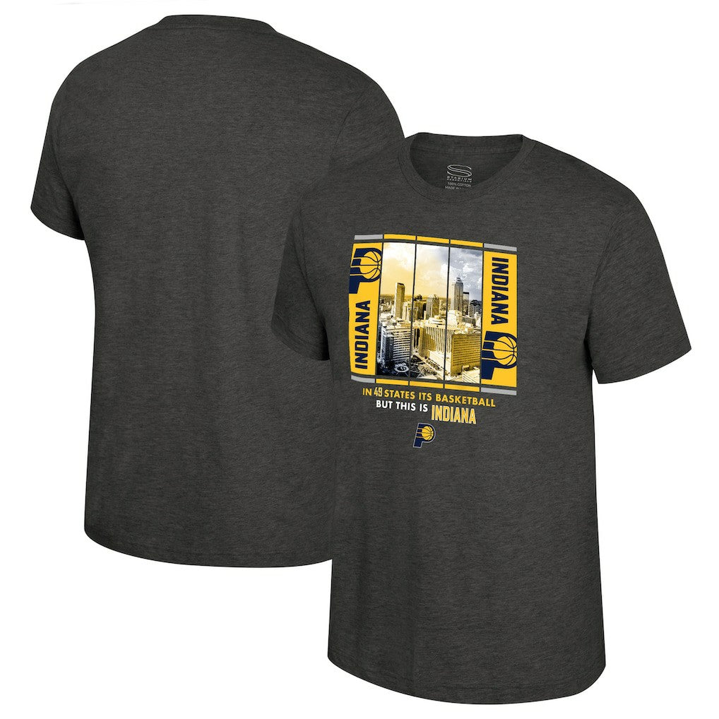 NBA Indiana Pacers Stadium Essentials Unisex Skyline Boxout T-Shirt