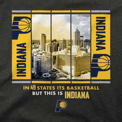NBA Indiana Pacers Stadium Essentials Unisex Skyline Boxout T-Shirt