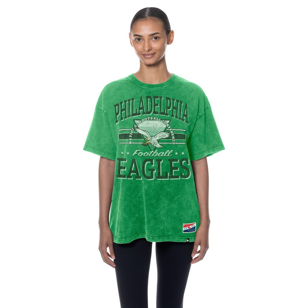 Women's Throwback Oversized T-Shirt - Philadelphia Eagles