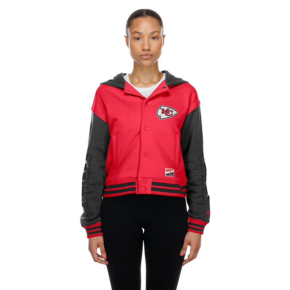 Women's Throwback Full-Snap Hooded Jacket - Kansas City Chiefs