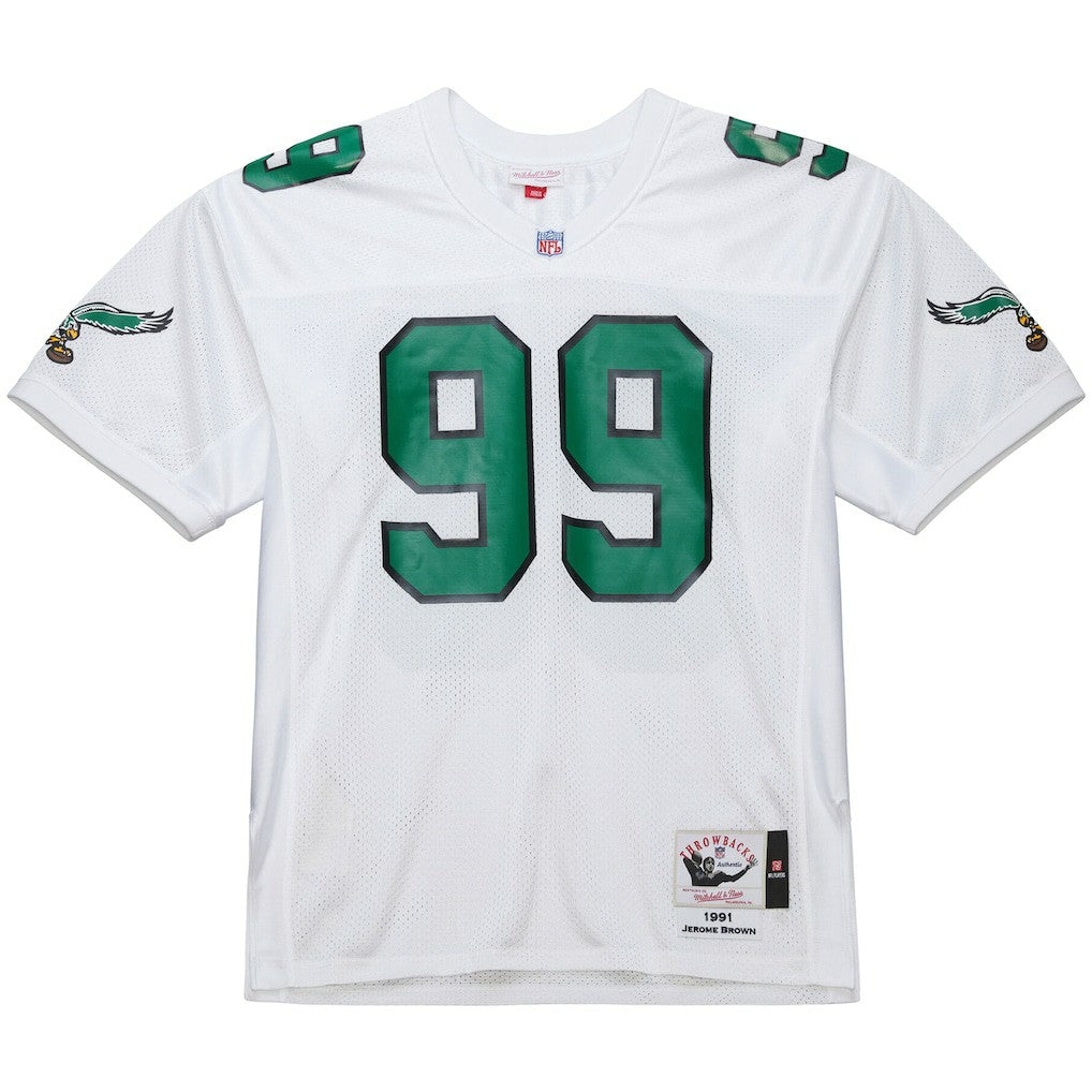 Jerome Brown  1991 Authentic Throwback Retired Player Jersey - Philadelphia Eagles