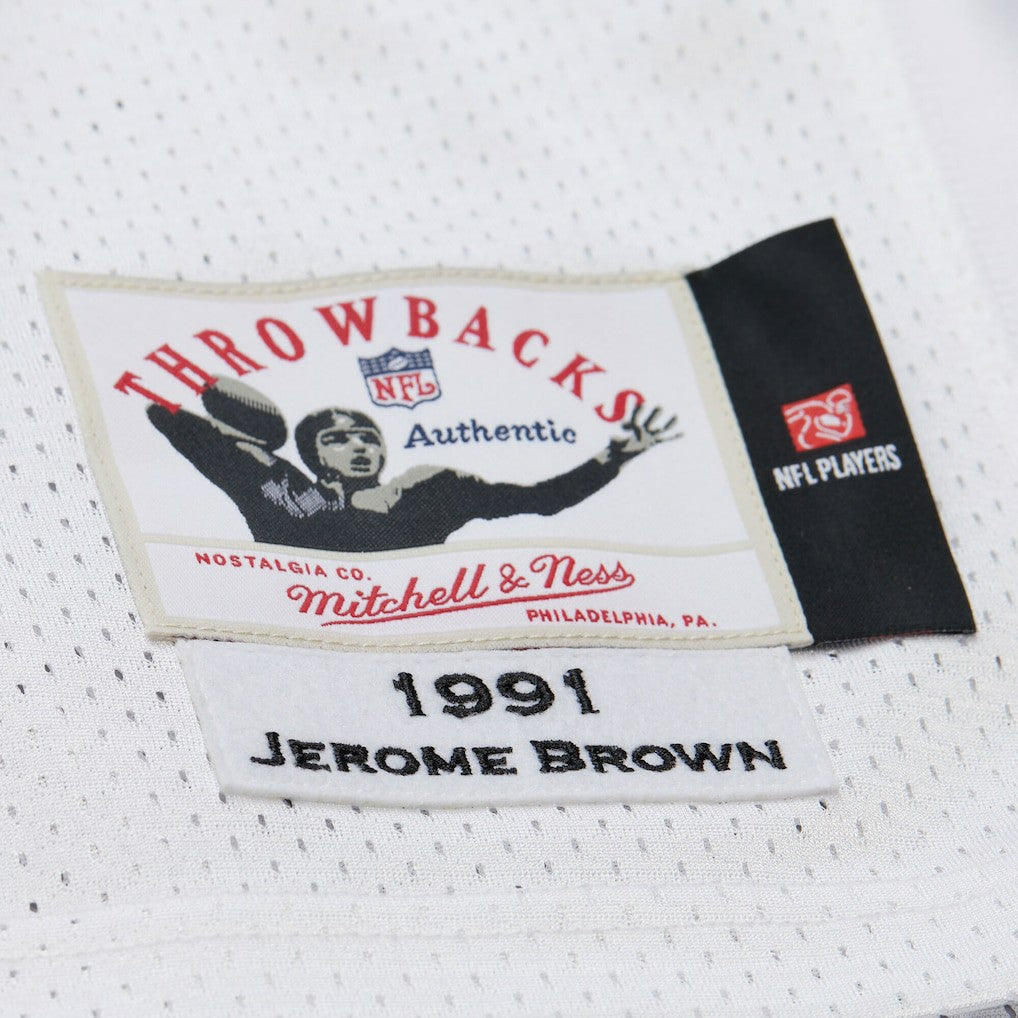 Jerome Brown  1991 Authentic Throwback Retired Player Jersey - Philadelphia Eagles