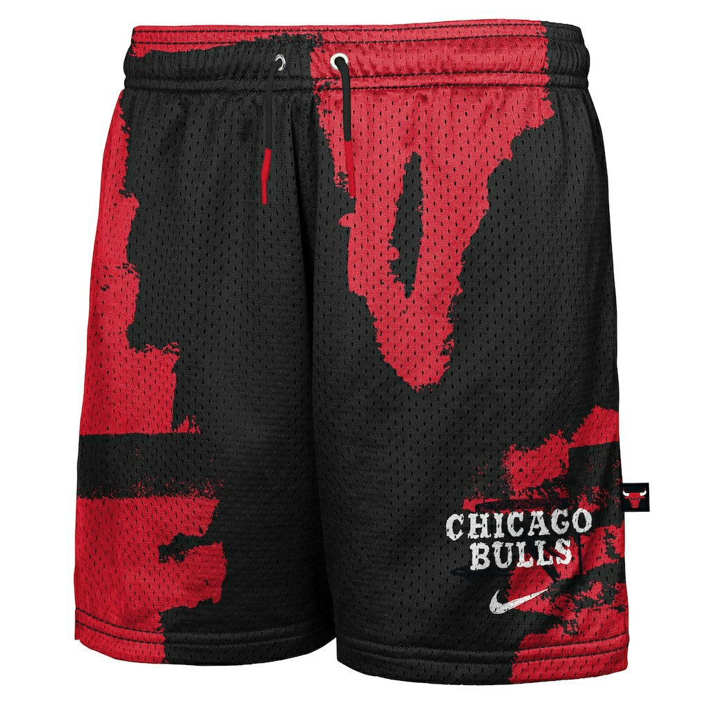 NBA Chicago Bulls Youth Courtside Pro Shot Dri-FIT Mesh Practice Shorts