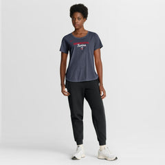 MLB Minnesota Twins Nike Women's Arched Tri-Blend T-Shirt