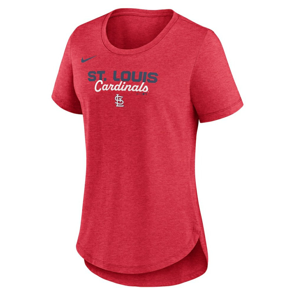 MLB St. Louis Cardinals Nike Women's Arched Tri-Blend T-Shirt