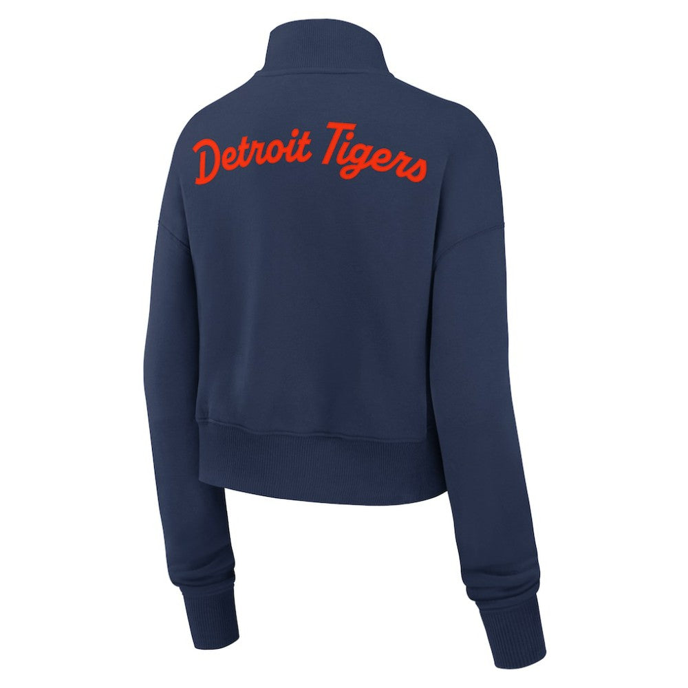 MLB Detroit Tigers Nike Women's Primetime Phoenix Fleece Half-Zip Sweatshirt