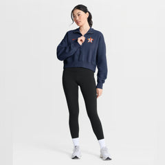 MLB Houston Astros Nike Women's Primetime Phoenix Fleece Half-Zip Sweatshirt