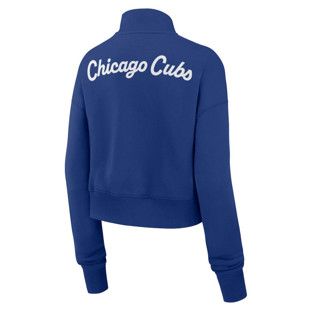 MLB Chicago Cubs Nike Women's Primetime Phoenix Fleece Half-Zip Sweatshirt