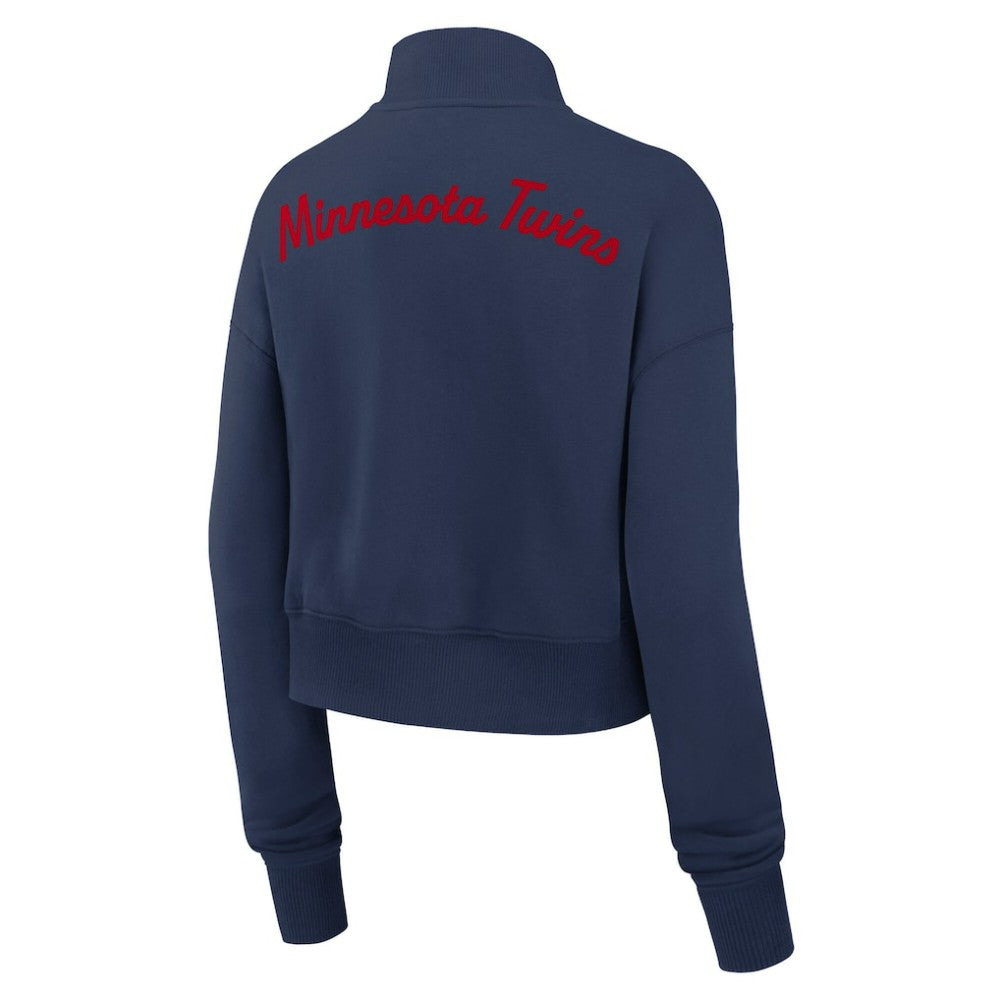 MLB Minnesota Twins Nike Women's Primetime Phoenix Fleece Half-Zip Sweatshirt