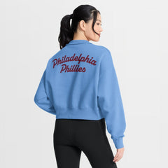 MLB Philadelphia Phillies Nike Women's Primetime Phoenix Fleece Half-Zip Sweatshirt