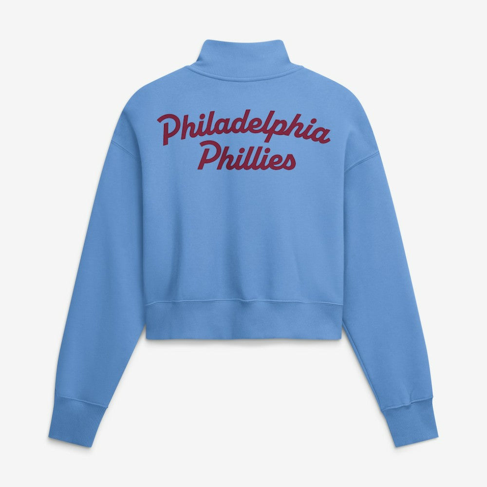MLB Philadelphia Phillies Nike Women's Primetime Phoenix Fleece Half-Zip Sweatshirt