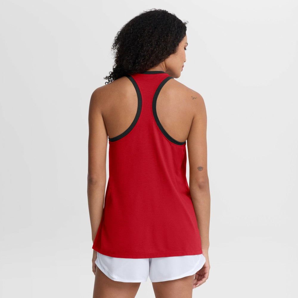 MLB Cincinnati Reds Nike Women's Tri-Blend Dri-FIT Racerback Tank Top