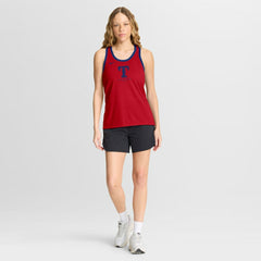 MLB Texas Rangers Nike Women's Tri-Blend Dri-FIT Racerback Tank Top