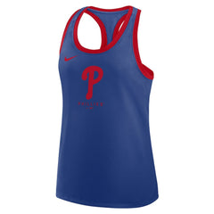 MLB Philadelphia Phillies Nike Women's Tri-Blend Dri-FIT Racerback Tank Top
