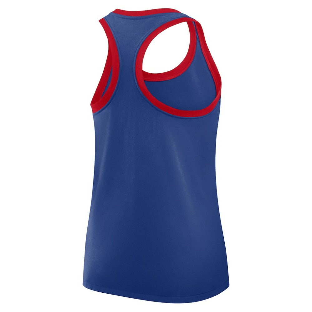 MLB Philadelphia Phillies Nike Women's Tri-Blend Dri-FIT Racerback Tank Top