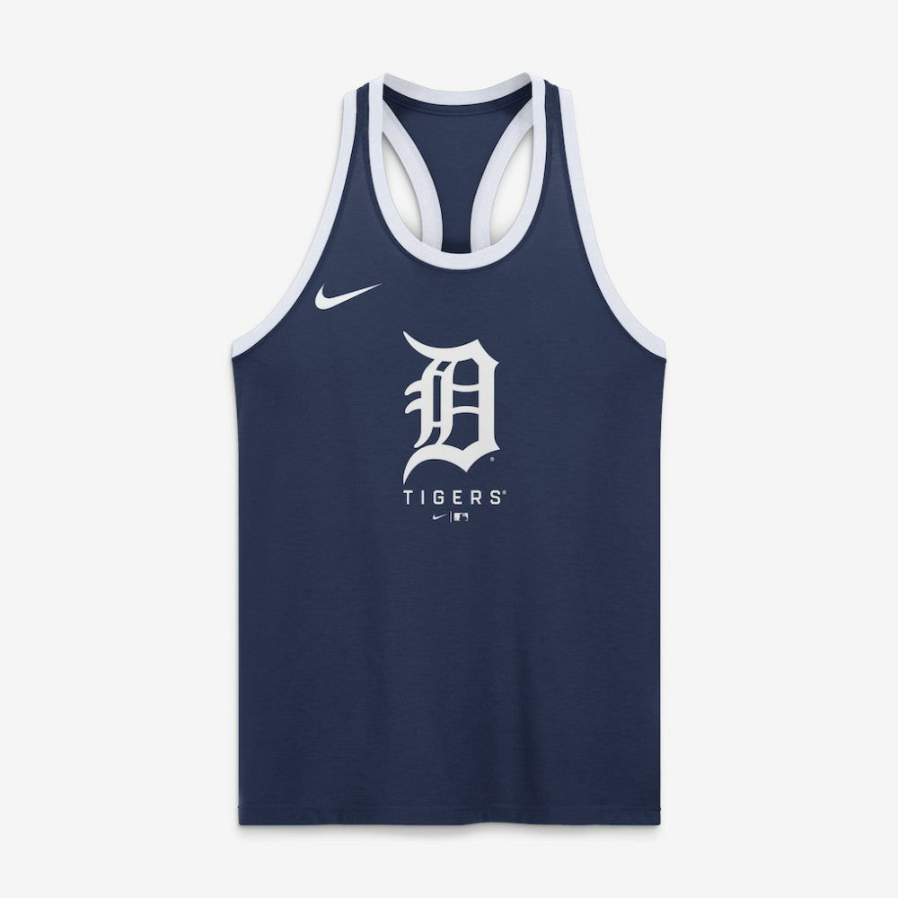 MLB Detroit Tigers Nike Women's Tri-Blend Dri-FIT Racerback Tank Top