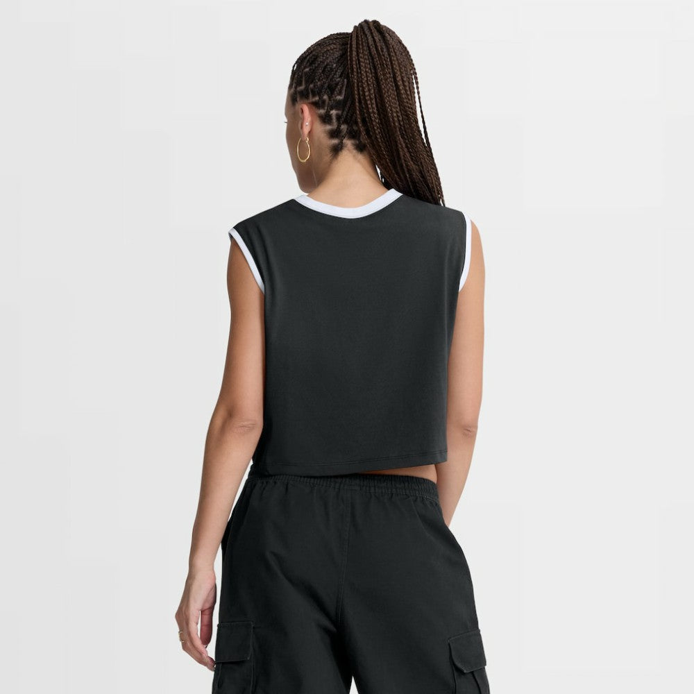 MLB Los Angeles Dodgers Nike Women's Primetime Loose Dri-FIT Cropped Tank Top