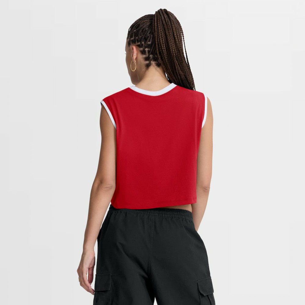 MLB Philadelphia Phillies Nike Women's Primetime Loose Dri-FIT Cropped Tank Top