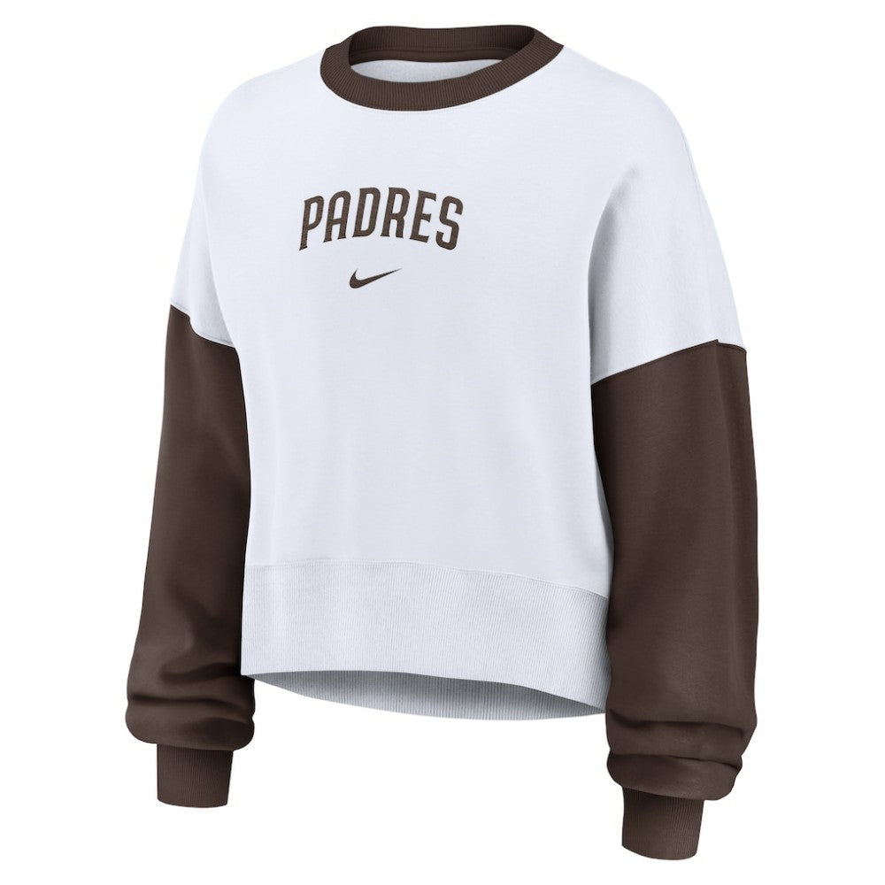 MLB San Diego Padres Nike Women's Oversized High Hip Fleece Sweatshirt