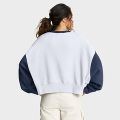 MLB Atlanta Braves Nike Women's Oversized High Hip Fleece Sweatshirt
