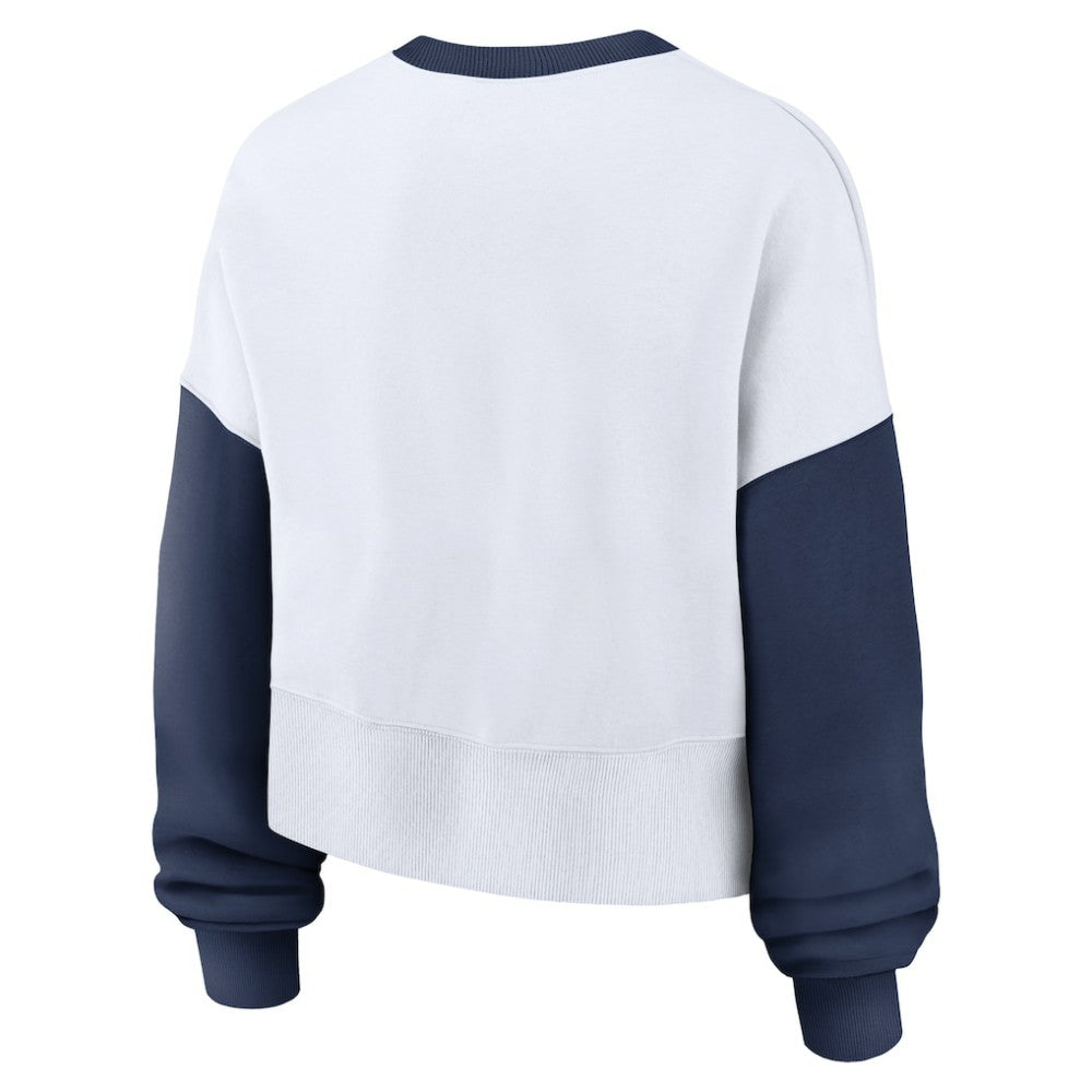MLB Atlanta Braves Nike Women's Oversized High Hip Fleece Sweatshirt