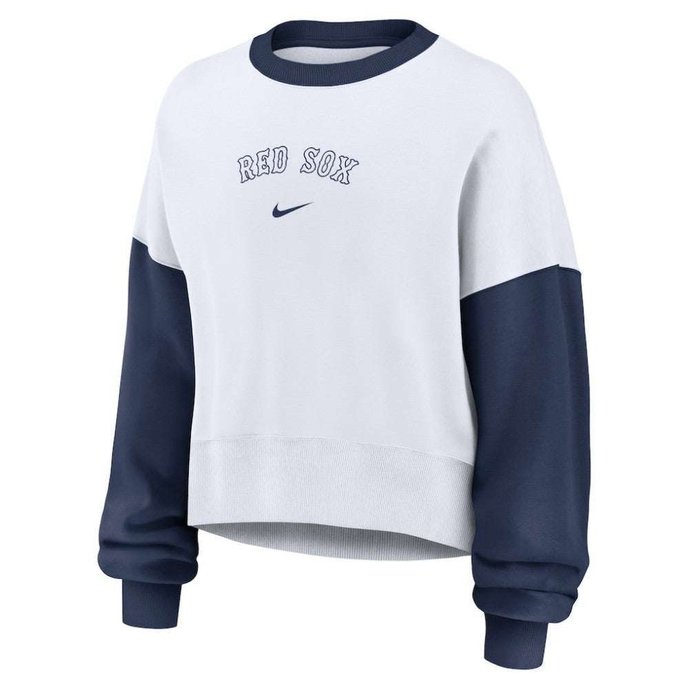 MLB Boston Red Sox Nike Women's Oversized High Hip Fleece Sweatshirt