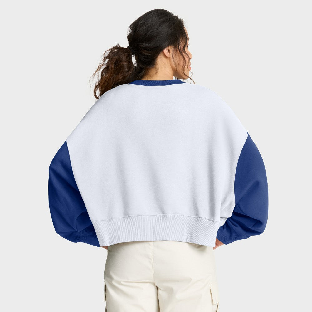 MLB Los Angeles Dodgers Nike Women's Oversized High Hip Fleece Sweatshirt