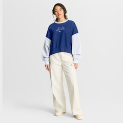 MLB New York Mets Nike Women's Oversized High Hip Fleece Sweatshirt