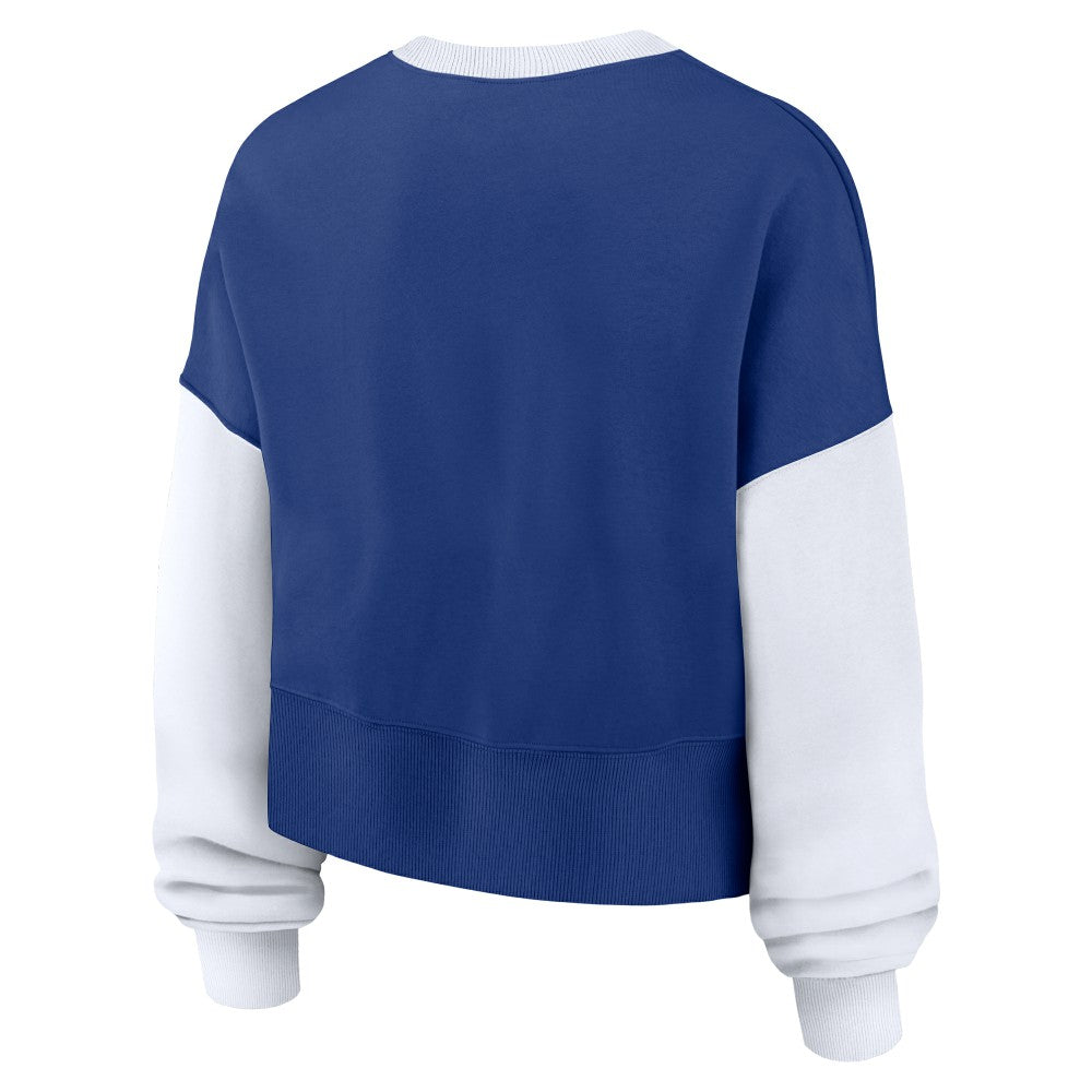 MLB New York Mets Nike Women's Oversized High Hip Fleece Sweatshirt