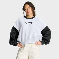 MLB San Francisco Giants Nike Women's Oversized High Hip Fleece Sweatshirt