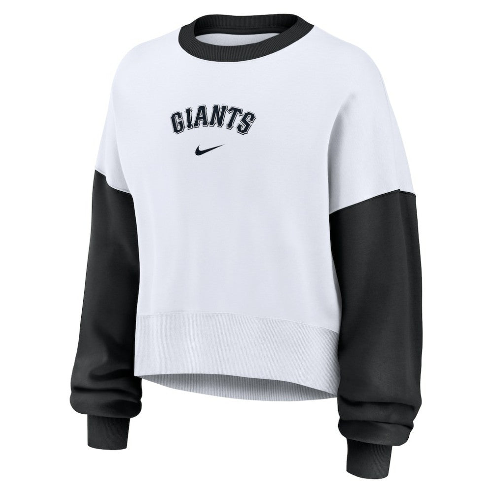 MLB San Francisco Giants Nike Women's Oversized High Hip Fleece Sweatshirt