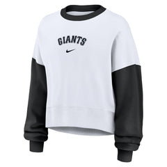 MLB San Francisco Giants Nike Women's Oversized High Hip Fleece Sweatshirt