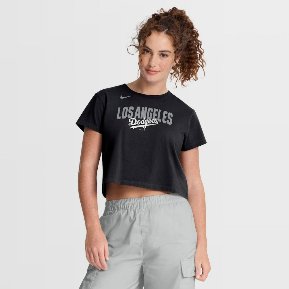 MLB Los Angeles Dodgers Nike Women's Mod Cropped T-Shirt