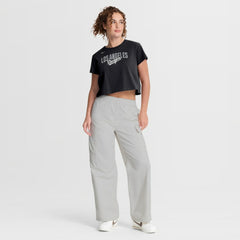 MLB Los Angeles Dodgers Nike Women's Mod Cropped T-Shirt