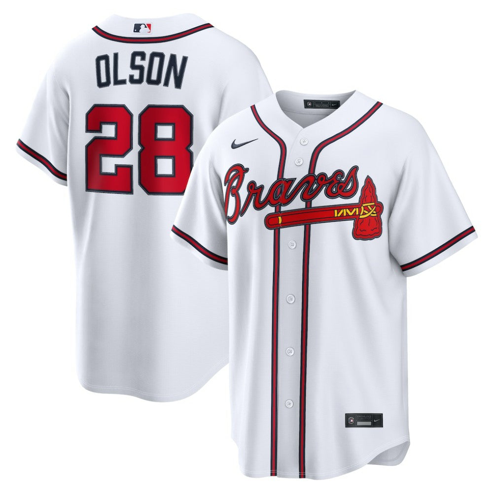 MLB Matt Olson Atlanta Braves Nike Home Replica Jersey