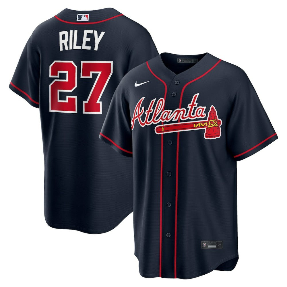 MLB Austin Riley Atlanta Braves Nike Alternate Replica Jersey