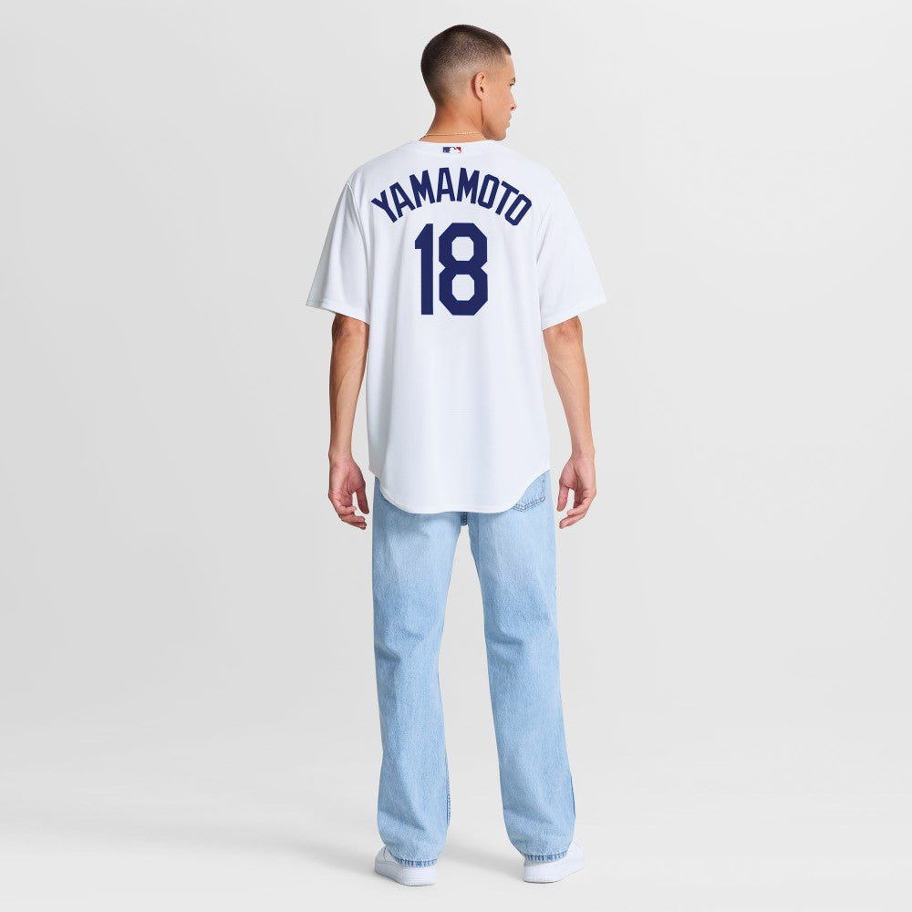 MLB Yoshinobu Yamamoto Los Angeles Dodgers Nike Home Replica Jersey