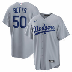 MLB Mookie Betts Los Angeles Dodgers Nike Road Replica Jersey